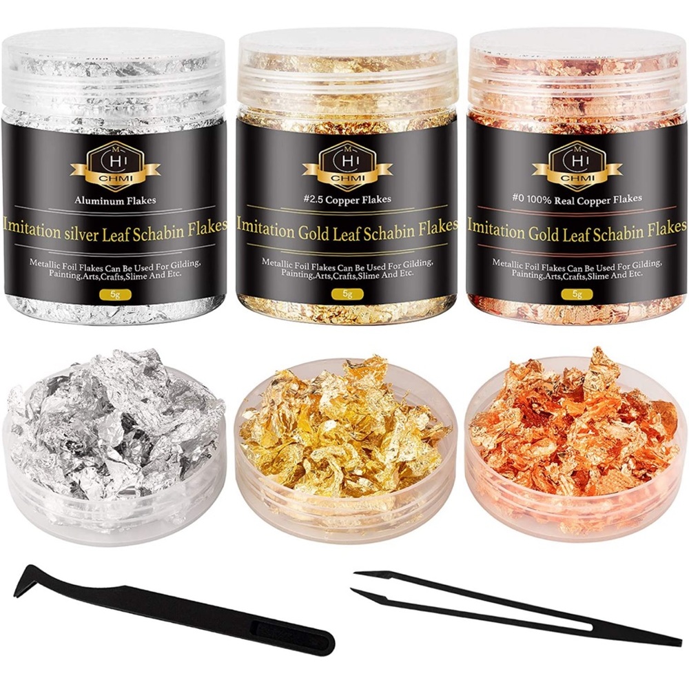 NWT - Metallic Gold Foil Flakes